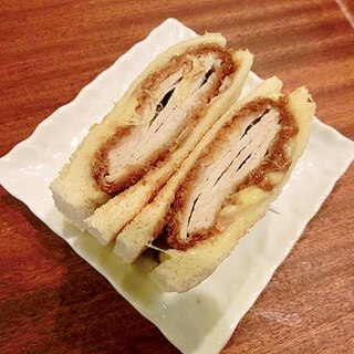 照り焼きミルフィーユ　カツサンド♪